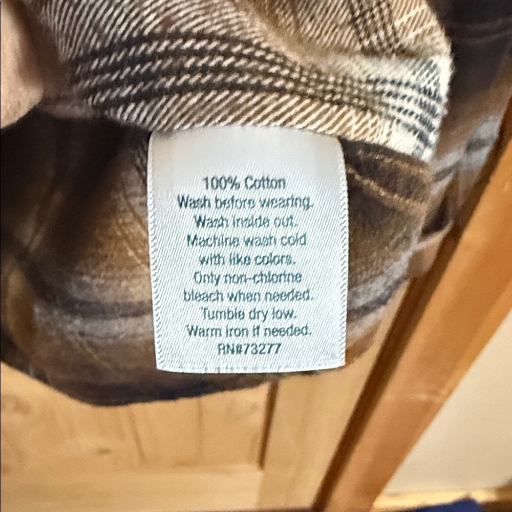 Urban Pipeline Brown Plaid Button Down Shirt - Picture 4 of 4